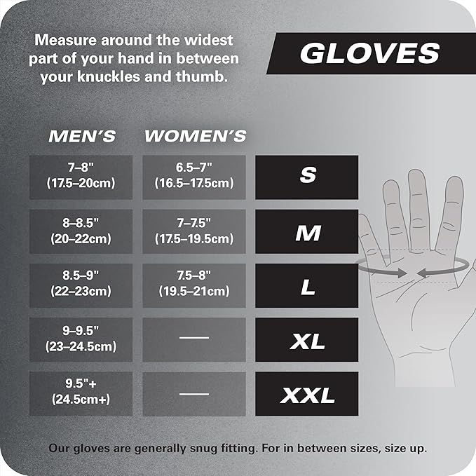 Harbinger Training Grip Wrist Wrap Gloves - Enhanced Grip & Wrist Support, Breathable Lycra Back, Padded Leather Palm, Half-Finger Design, Quick Pull Tabs - Ideal for Weightlifting, Gym - Men's