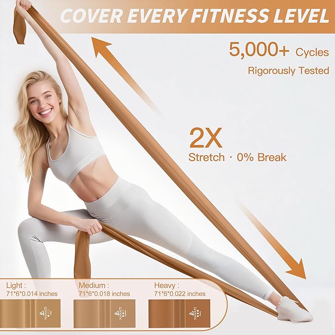 NANATI Pilates Kit, Home Pilates Workout Kit for Women, Pilates Equipment with 14.5" Pilates Ring and Ball, Resistance Bands, Ankle Weights, Sliders & Grip Socks Accessories for Starter Home Workouts