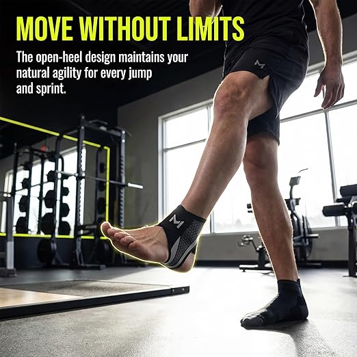 2-Pack Ankle Support Brace,Adjustable Athletic Ankle Support Brace,Enhance Stability for Foot Pain,Compression Sleeve to Relieve Plantar Fasciitis for Men & Women,Green