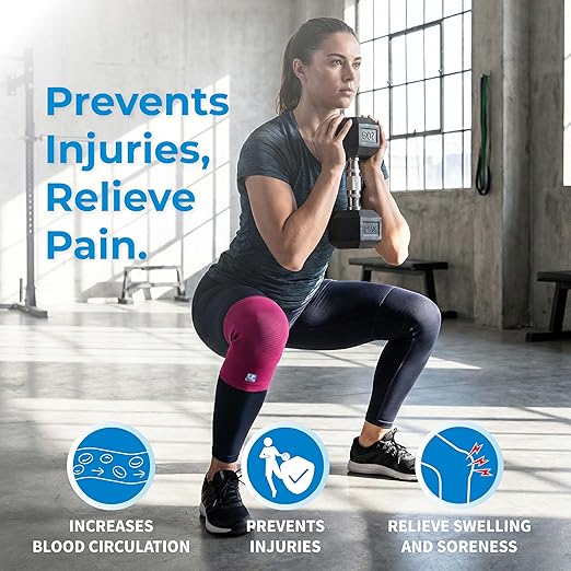 LP 647 Knee Brace For Arthritis Pain, Knee Pain Relief, Injury Recovery - Knee Sleeve For Weightlifting, Basketball, Hiking, Biking, Running, For Men Women (Gray, M, 1pcs)