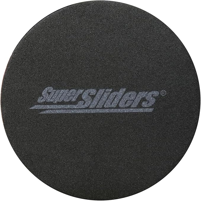 Super Sliders 3-1/2" Medium Round Reusable Felt Furniture Sliders for Hard Surfaces, Anti-Slip Protective Furniture Moving Pads for Beds, Sofas, Dressers, Set of 4, Brown
