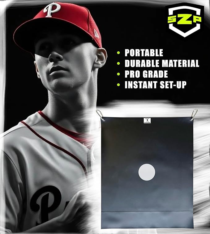 Baseball Portable Plyo Mat - Weighted Ball polymetric Warmup mat - Pitcher Training backstop (GBCC)