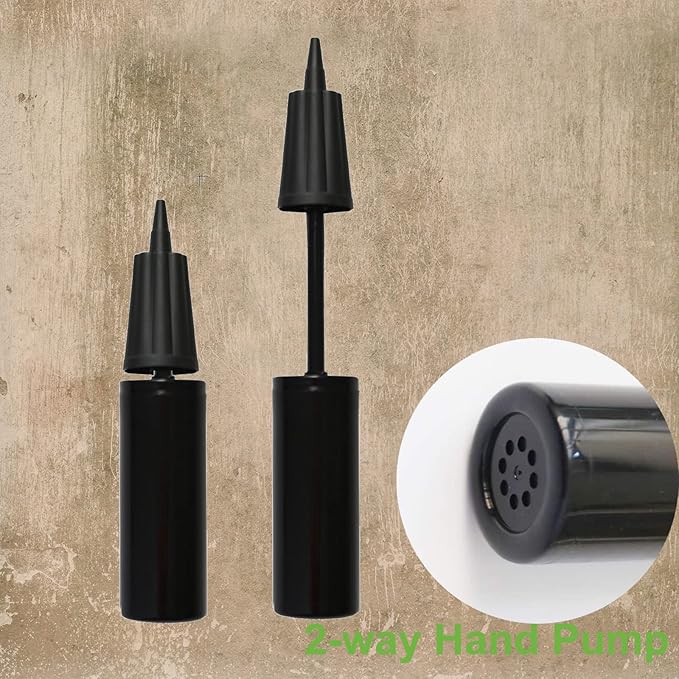 Hand Air Pump,Two-Way Hand Yoga Ball Pump, 9 Inch Double Action Hand Pump Inflator for Exercise Balls, Swimming Ring,Balloons and Inflatable Balls