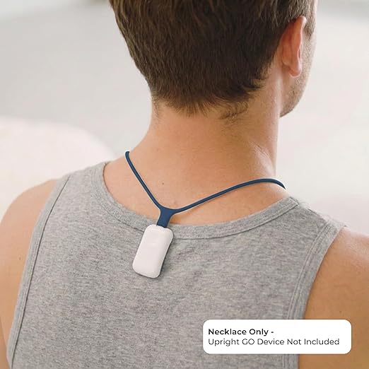 Upright Magnetic Necklace (Necklace Only) for GO S and GO 2 Posture Corrector Trainer (Navy Blue)