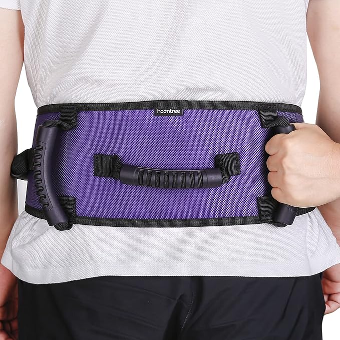 VERY100 Gait Belt Transfer Belt with Padding Handles,Transfer Belts for Lifting Seniors with One-Click Buckle,Medical Nursing Gait Belt for Patient Assist-Elderly, Handicap, Physical Therapy