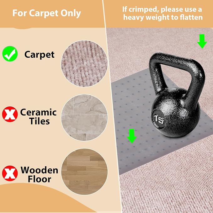 Carpet Protector for Pets Cat Carpet Protector for Doorway, Anti Scratch Under