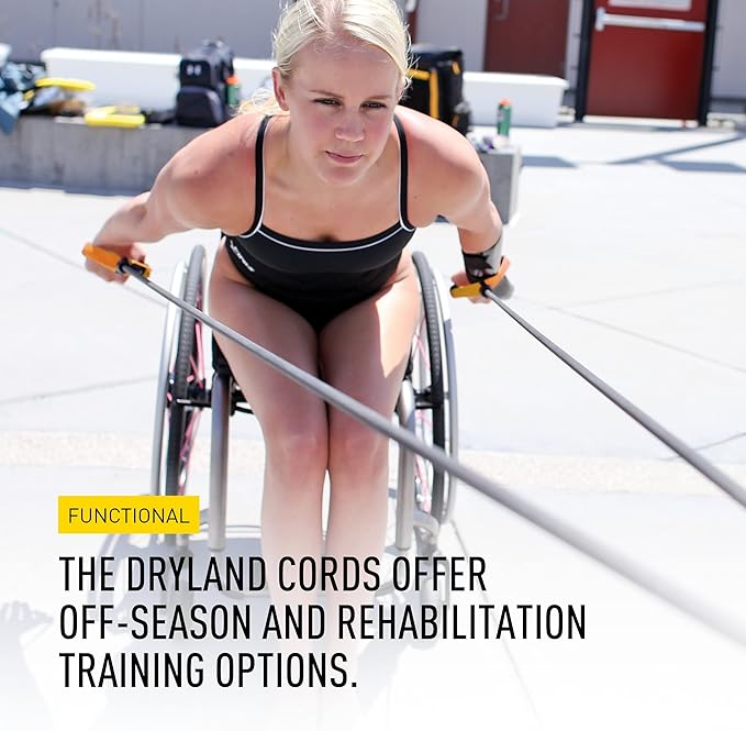 FINIS Dryland Cords - Swim Resistance Bands for Strength & Flexibility - Simulates Swim Strokes - All Ages