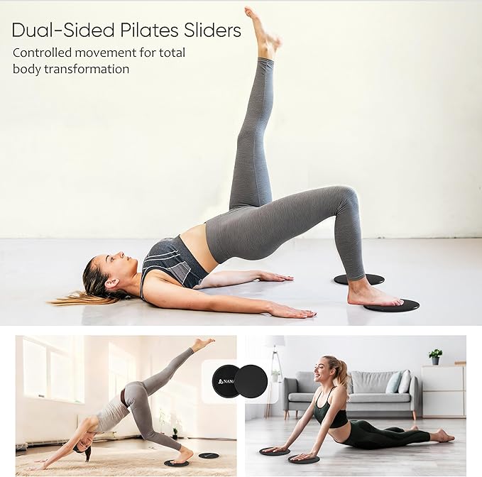 NANATI Pilates Kit, Pilates Essentials Kit for Women Home Workouts, Pilates Equipment with 14.5" Pilates Ring and Ball,7 Resistance Bands,Ankle Weights,Sliders & Grip Socks for Beginners