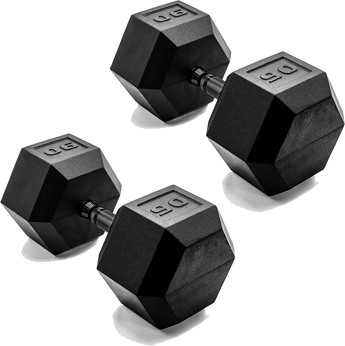 CAP Barbell Coated Dumbbell Weight | Multiple Options Pairs & Sets