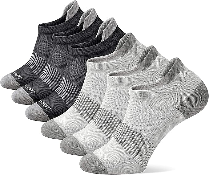 BULLIANT Men Running Socks,Active Ankle Socks No Show For Men With Cushioned Footbed Arch Support Breathable Wicking