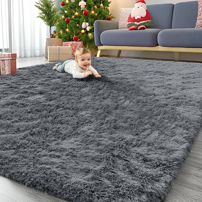 OLANLY 8x12 Machine Washable Large Area Rugs