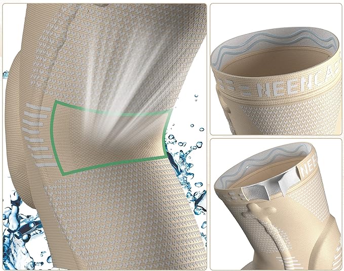 NEENCA Plus Size Knee Brace for Knee Pain, Knee Support with Side Stabilizers & Patella Gel Pad, Knee Compression Sleeve for Meniscus Tear, Arthritis Joint Pain Relief, ACL, PCL, All Sports. Plus Size