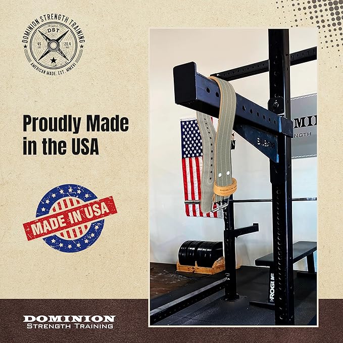 Suede 3-inch Weightlifting Belt - Premium Powerlifting Support with Enhanced Grip Technology